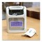 Upunch HN2500 Electronic Calculating Time Clock Bundle, LCD Display, Beige/Gray HN2500 - alternate 4
